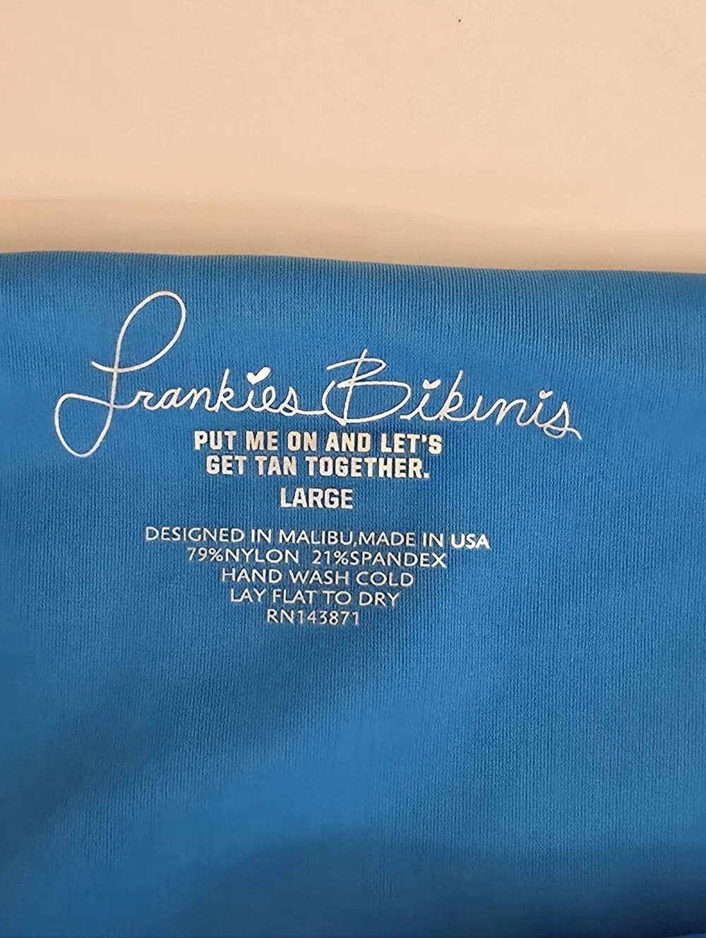 Frankies Bikinis Bottom Size L - NWT